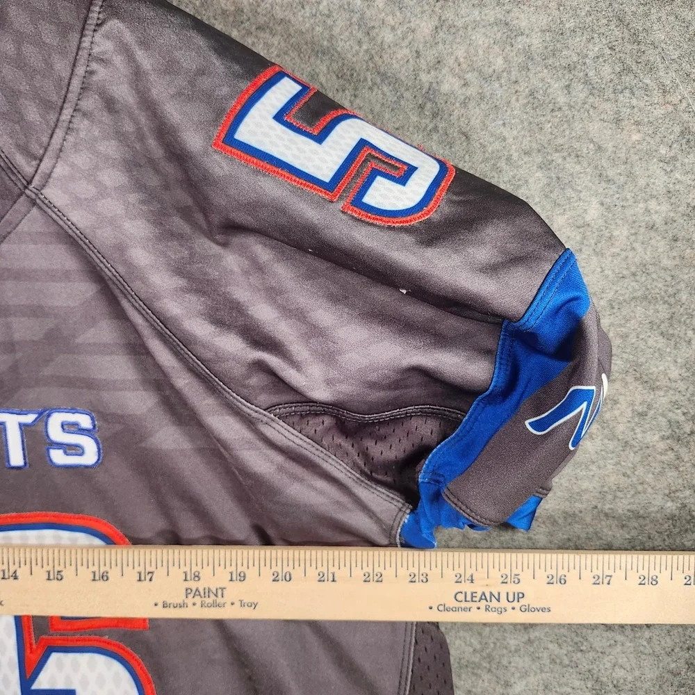 Grit City‎ Knights Tacoma Football Jersey Mens XXXL Grey Brewster 56 Sportswear